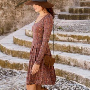 Peruvian Connection Sarawak Ikat Dress